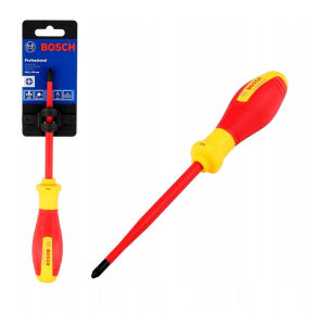 Tua vít cách điện VDE đầu chữ thập Bosch PH2 Tua vít cách điện VDE đầu chữ thập Bosch PH2