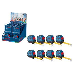 Bộ 8 thước cuộn 5m Bosch 1600A02YB3 Bộ 8 thước cuộn 5m Bosch 1600A02YB3