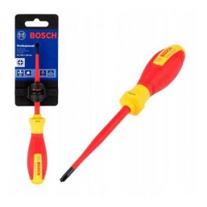 Tua vít cách điện Bosch VDE đầu SL/PZ2 1600A02ND7 Tua vít cách điện Bosch VDE đầu SL/PZ2 1600A02ND7