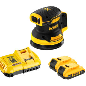 Máy chà nhám cầm tay Dewalt DCW210D2 20V-125mm(kèm 02 pin 2.0Ah + sạc), Máy chà nhám cầm tay Dewalt DCW210D2 20V-125mm(kèm 02 pin 2.0Ah + sạc),